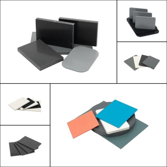 Harte Möbel Verwendungsmaterial Hartschaumplatte PVC-Platte Weiß Schwarz Gelb Grau Rot Farbe PVC-Hartplastikplatte
